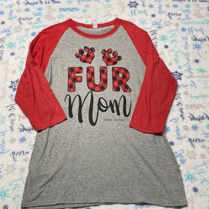Fur Mom Baseball Tee